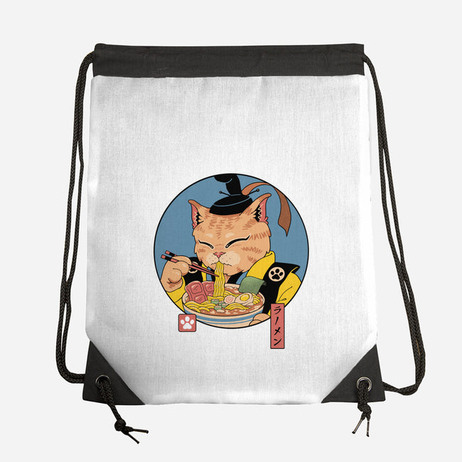 Shogun Ramen Cat-None-Drawstring-Bag-vp021