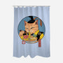 Shogun Ramen Cat-None-Polyester-Shower Curtain-vp021