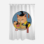 Shogun Ramen Cat-None-Polyester-Shower Curtain-vp021