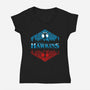 Hawkins 1983-Womens-V-Neck-Tee-StudioM6