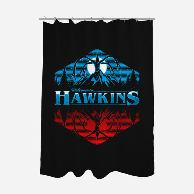 Hawkins 1983-None-Polyester-Shower Curtain-StudioM6