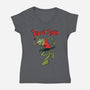 Puppet Jerks-Womens-V-Neck-Tee-SeamusAran
