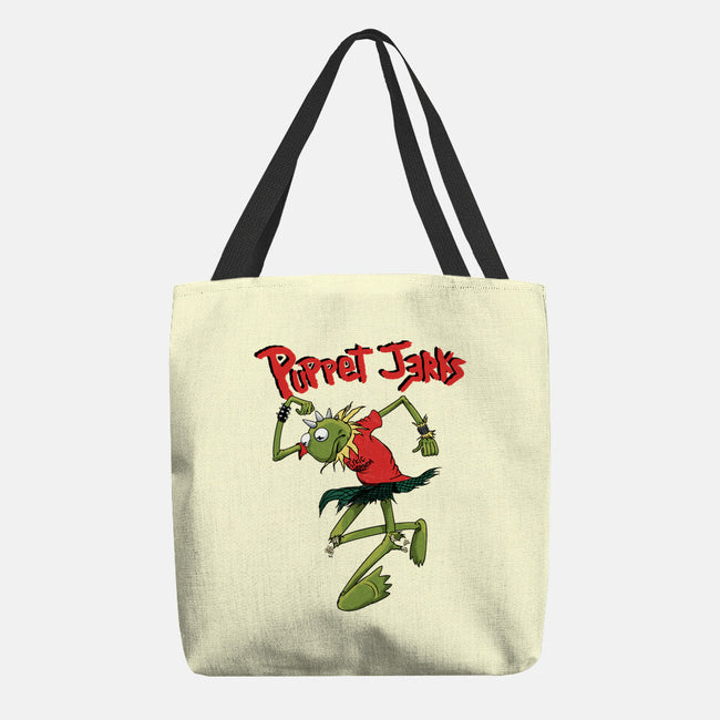 Puppet Jerks-None-Basic Tote-Bag-SeamusAran