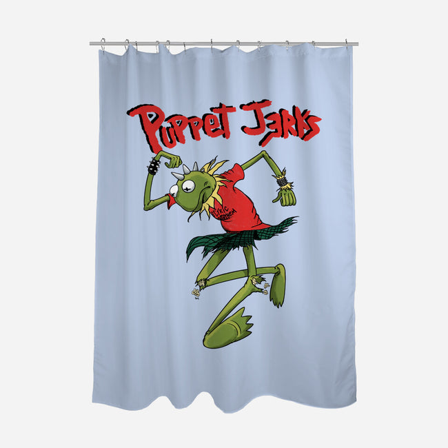 Puppet Jerks-None-Polyester-Shower Curtain-SeamusAran