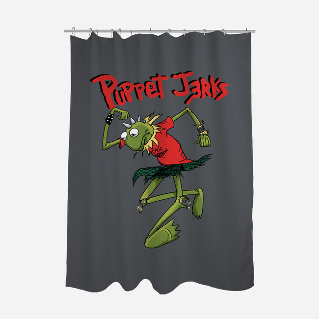 Puppet Jerks-None-Polyester-Shower Curtain-SeamusAran