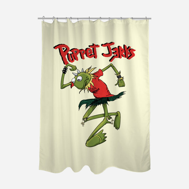Puppet Jerks-None-Polyester-Shower Curtain-SeamusAran