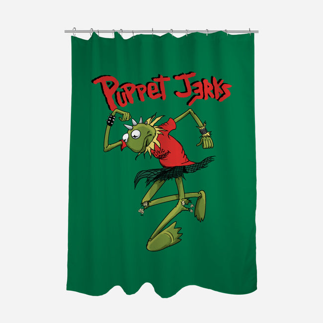 Puppet Jerks-None-Polyester-Shower Curtain-SeamusAran