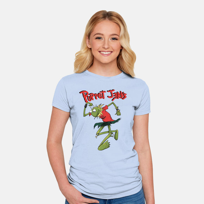 Puppet Jerks-Womens-Fitted-Tee-SeamusAran