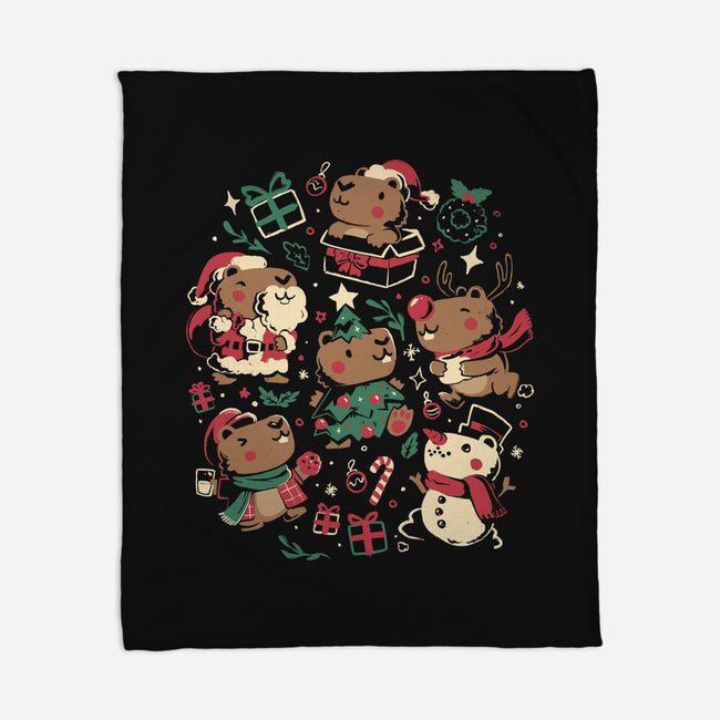 Jolly Capys-None-Fleece-Blanket-eduely