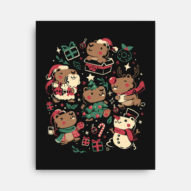 Jolly Capys-None-Stretched-Canvas-eduely