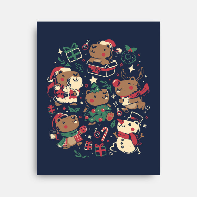 Jolly Capys-None-Stretched-Canvas-eduely