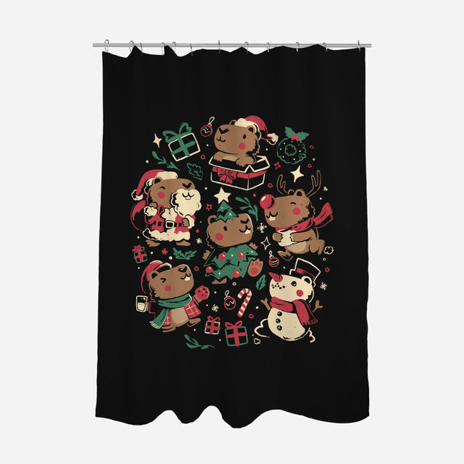 Jolly Capys-None-Polyester-Shower Curtain-eduely