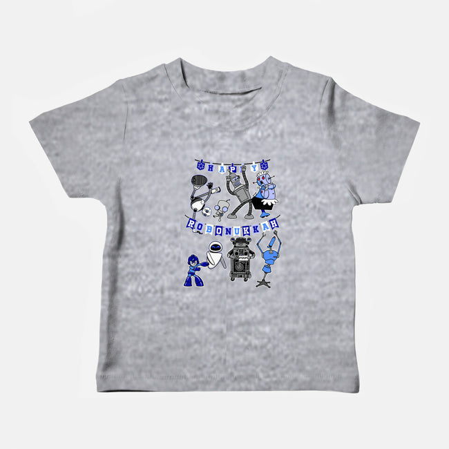 Happy Robonukkah-Baby-Basic-Tee-SeamusAran