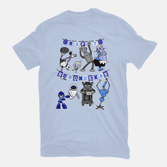 Happy Robonukkah-Womens-Basic-Tee-SeamusAran