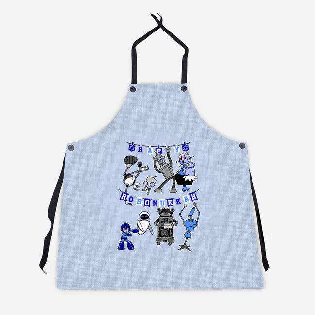 Happy Robonukkah-Unisex-Kitchen-Apron-SeamusAran