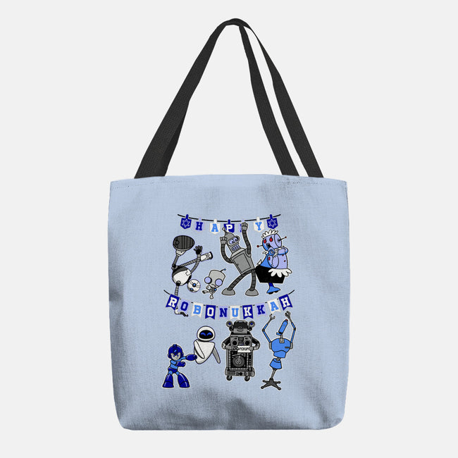 Happy Robonukkah-None-Basic Tote-Bag-SeamusAran