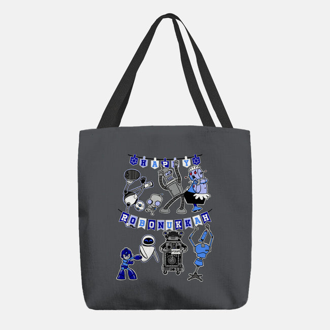 Happy Robonukkah-None-Basic Tote-Bag-SeamusAran