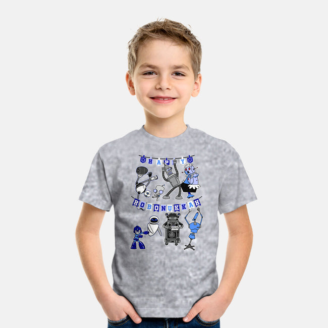 Happy Robonukkah-Youth-Basic-Tee-SeamusAran
