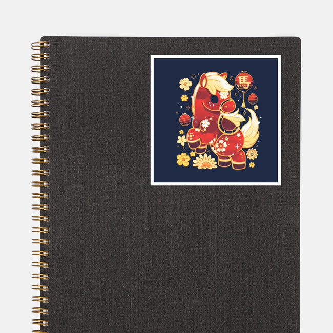 Year Of Horse-None-Glossy-Sticker-Vallina84