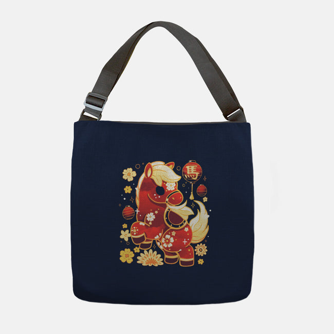 Year Of Horse-None-Adjustable Tote-Bag-Vallina84