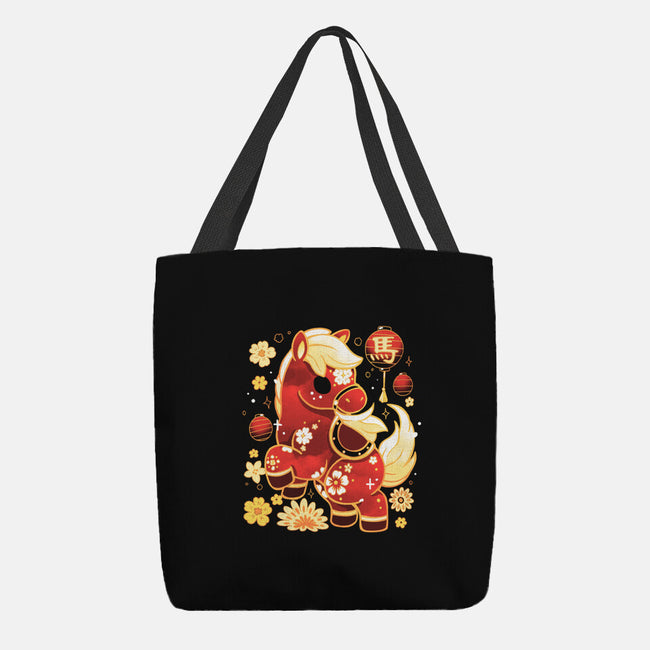 Year Of Horse-None-Basic Tote-Bag-Vallina84