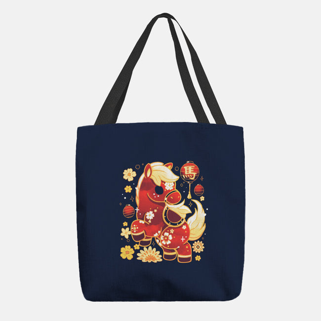 Year Of Horse-None-Basic Tote-Bag-Vallina84