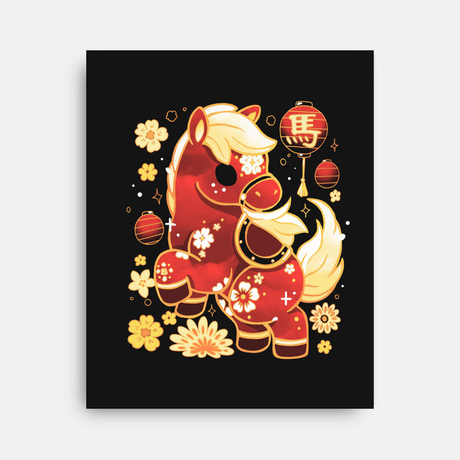 Year Of Horse-None-Stretched-Canvas-Vallina84