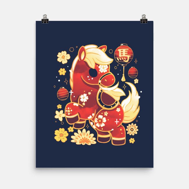 Year Of Horse-None-Matte-Poster-Vallina84