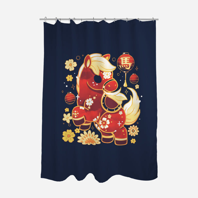 Year Of Horse-None-Polyester-Shower Curtain-Vallina84