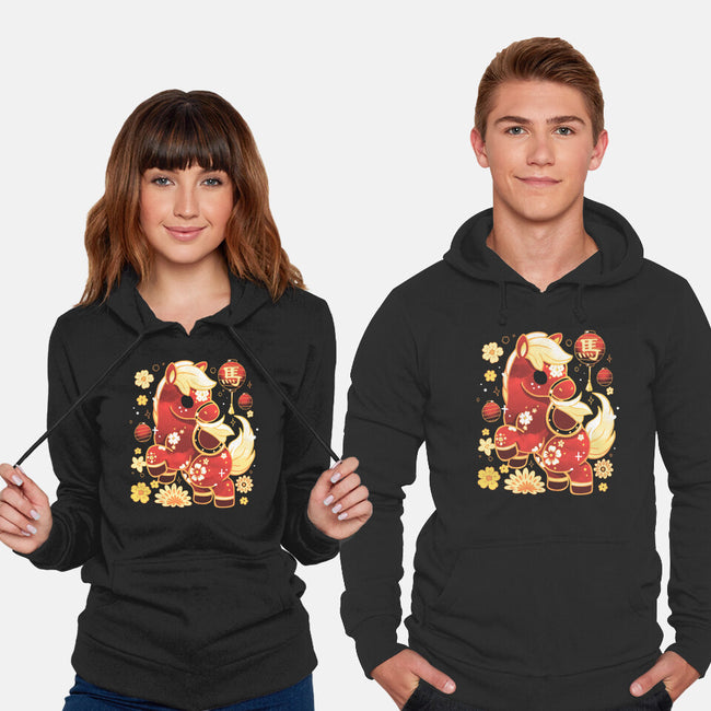 Year Of Horse-Unisex-Pullover-Sweatshirt-Vallina84