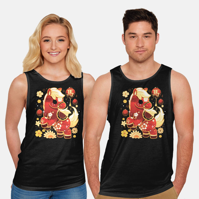 Year Of Horse-Unisex-Basic-Tank-Vallina84