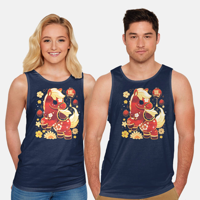 Year Of Horse-Unisex-Basic-Tank-Vallina84