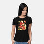Year Of Horse-Womens-Basic-Tee-Vallina84
