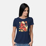 Year Of Horse-Womens-Basic-Tee-Vallina84