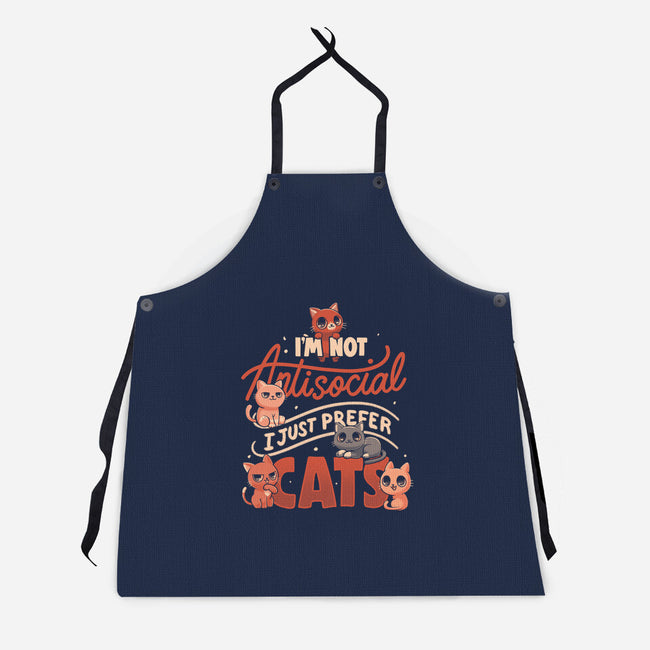 Just Prefer Cats-Unisex-Kitchen-Apron-koalastudio