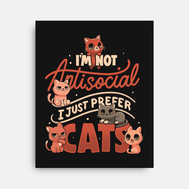Just Prefer Cats-None-Stretched-Canvas-koalastudio