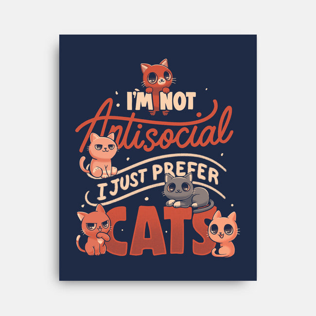 Just Prefer Cats-None-Stretched-Canvas-koalastudio