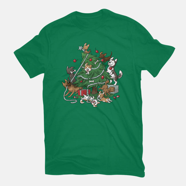 Dog Tree-Mens-Heavyweight-Tee-DoOomcat