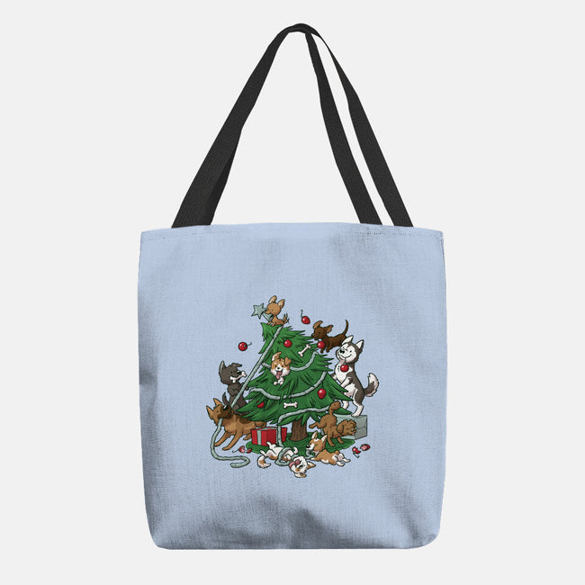 Dog Tree-None-Basic Tote-Bag-DoOomcat