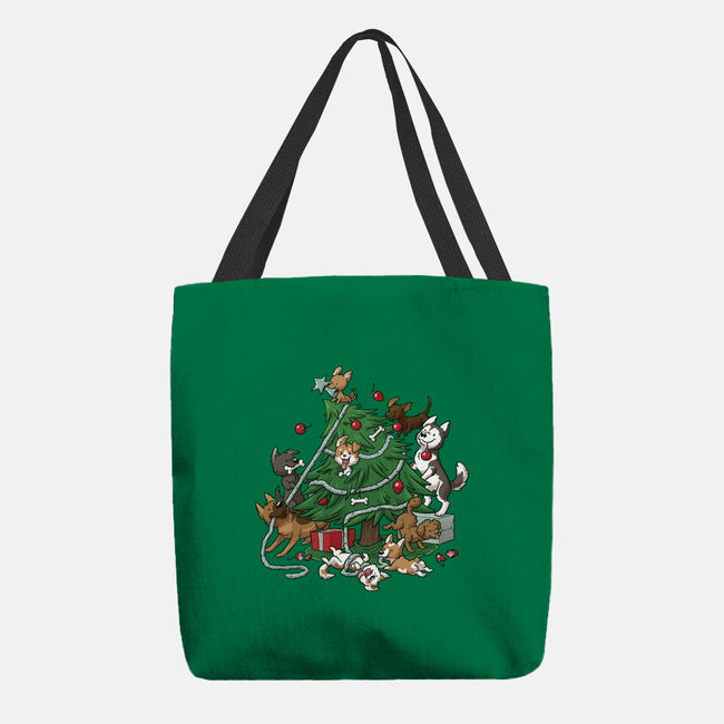 Dog Tree-None-Basic Tote-Bag-DoOomcat