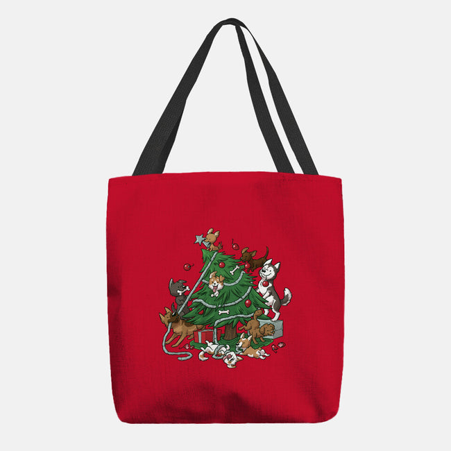 Dog Tree-None-Basic Tote-Bag-DoOomcat