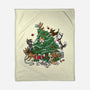 Dog Tree-None-Fleece-Blanket-DoOomcat