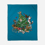 Dog Tree-None-Fleece-Blanket-DoOomcat