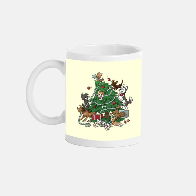 Dog Tree-None-Mug-Drinkware-DoOomcat