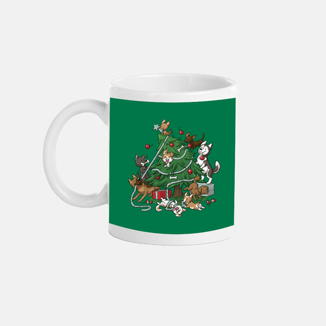 Dog Tree-None-Mug-Drinkware-DoOomcat