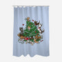 Dog Tree-None-Polyester-Shower Curtain-DoOomcat