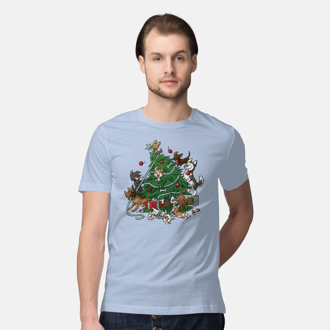 Dog Tree-Mens-Premium-Tee-DoOomcat