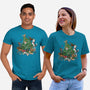 Dog Tree-Unisex-Basic-Tee-DoOomcat