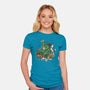 Dog Tree-Womens-Fitted-Tee-DoOomcat