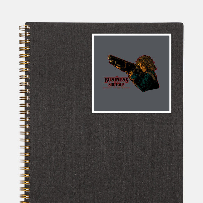 Business End-None-Glossy-Sticker-AndreusD